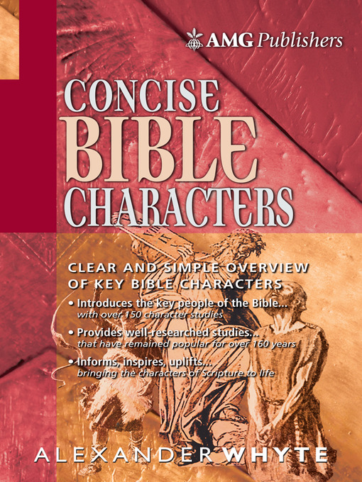 Title details for AMG Concise Bible Characters by Alexander Whyte - Available